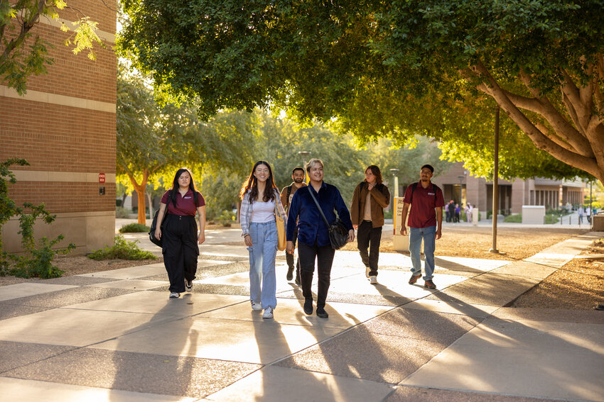 Students walk through Arizona State University&rsquo;s West Campus. Soon students at all state university&rsquo;s may have the ability to appeal a grade based on &ldquo;political bias.&rdquo;