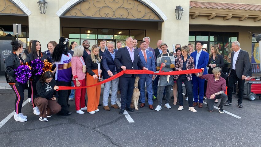 Ribbon-Cutting ceremony at Noble Ground Coffee in Mesa.