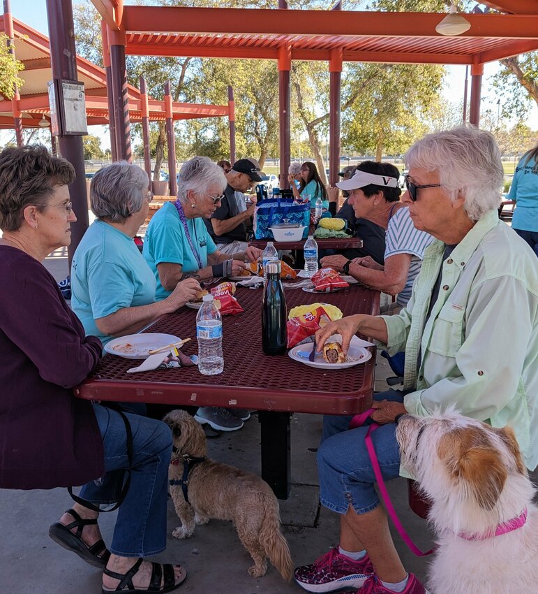 Best Friends Dog Club members attend the Bark in the Park event Feb. 28 at Rio Vista Community Park.