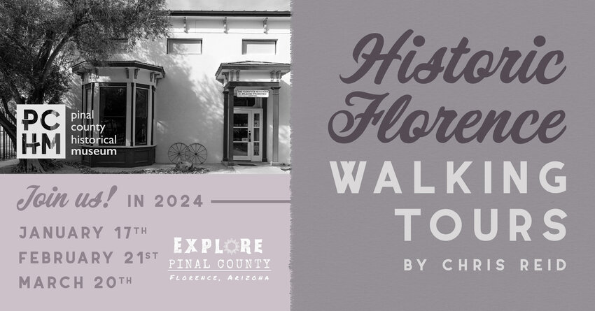 The last Historic Florence Walking Tour is set for Wednesday, March 20.