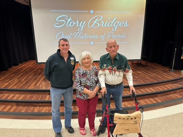 Tad Snidecor, Gertie Hickman and  Ken Johnson were featured in the third installment of &quot;Story Bridges: Peoria Oral Histories,&quot; March 13.