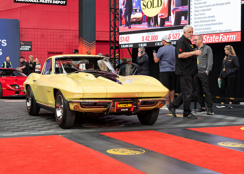 This 1967 Chevrolet Corvette L88 Coupe was the biggest sale of Mecum Auctions' event March 5-9 at State Farm Stadium in Glendale, raking in 1.815 million.