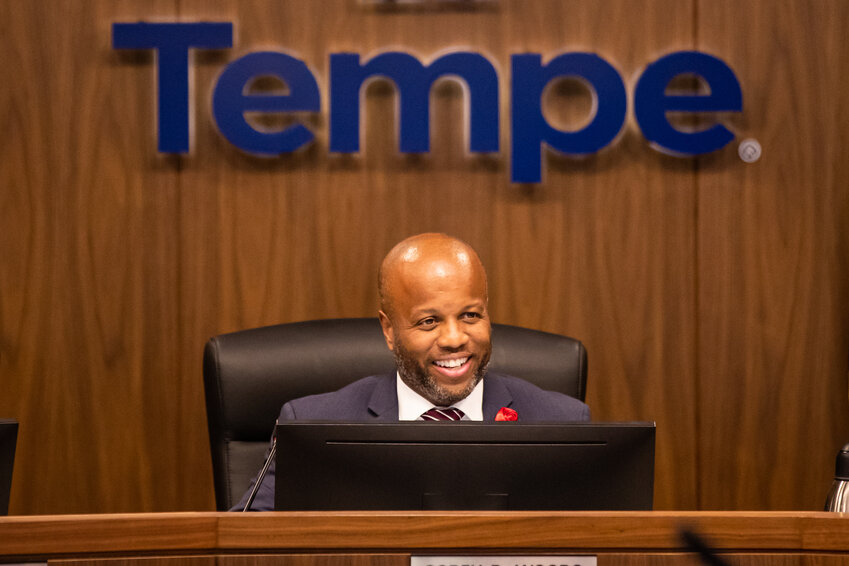 Tempe Mayor Corey woods has secured his second term as mayor.