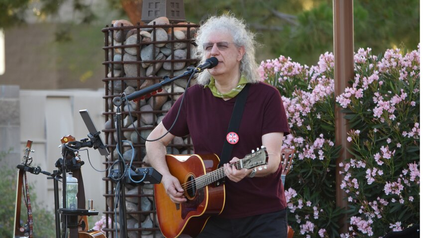 Ritchie Fliegler performs during Concerts on the Avenue in Fountain Hills Thursdays during April.