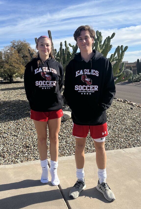 Scottsdale Christian Academy&rsquo;s Giana and Jackson Boffo. (Submitted photo)