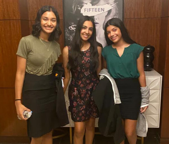 Paradise Valley teen Aanvi Goel (center) co-founded My Tasty Table with Karina Koppikar and Riya Mehta. She is now awarded with the prestigious 18 Under 18 Awards by Junior Achievement of Arizona.