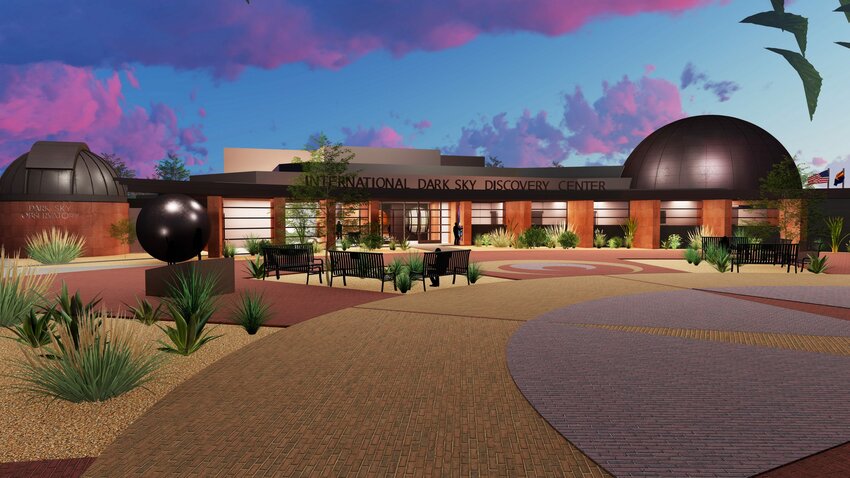 Architect&rsquo;s rendering for the International Dark Sky Discovery Center