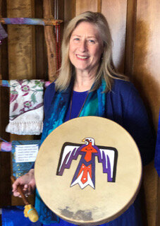 Beth Georges, Drum Making workshop participant at Doing Grief Community Healing Project.