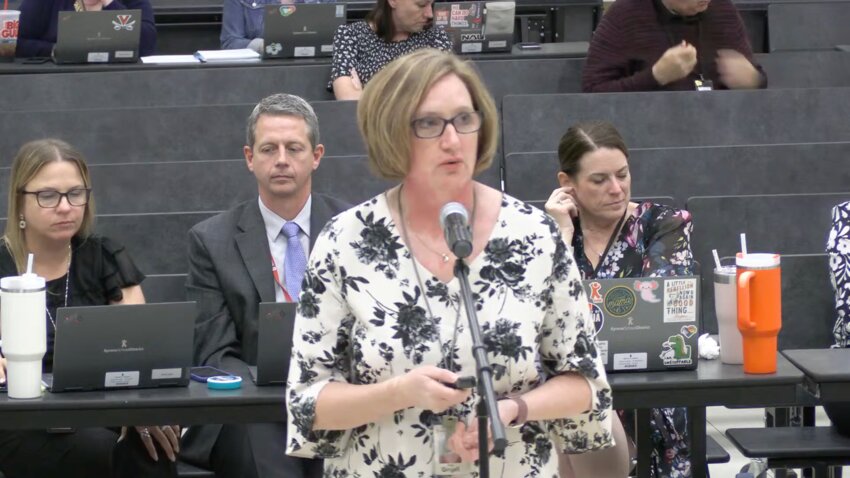 Academic Equity and Excellence Director for Grades 4-8 Amy Gingell discussed the district's process for selecting its SEL curriculum vendor at the board's March 26 meeting.
