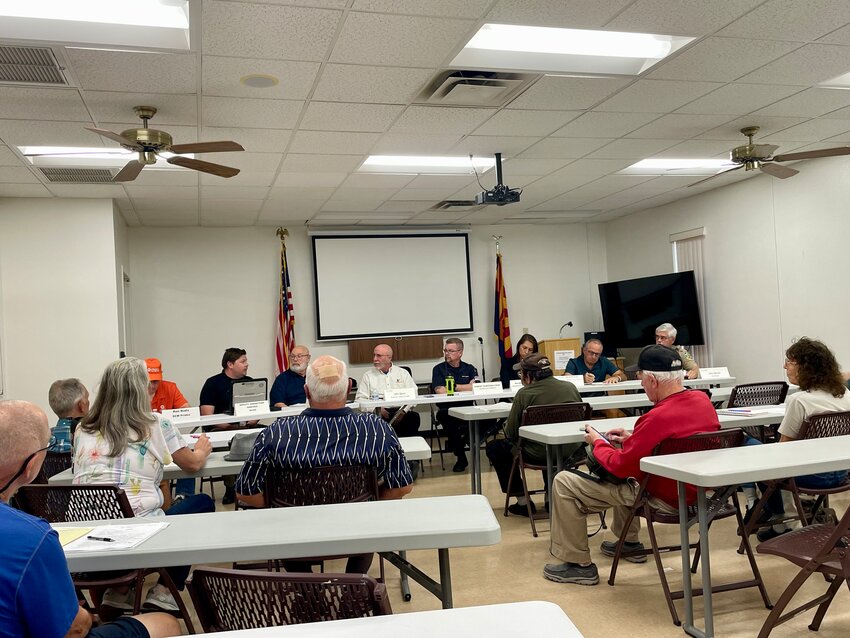 The Roads, Traffic and Safety meeting at the Properties Owners and Residents Association, 13815 Camino del Sol, discussed traffic concerns in Sun City West.