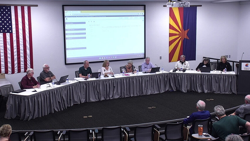 The current Recreation Centers of Sun City West Governing Board selects a new president and vice president during the April 1 meeting.