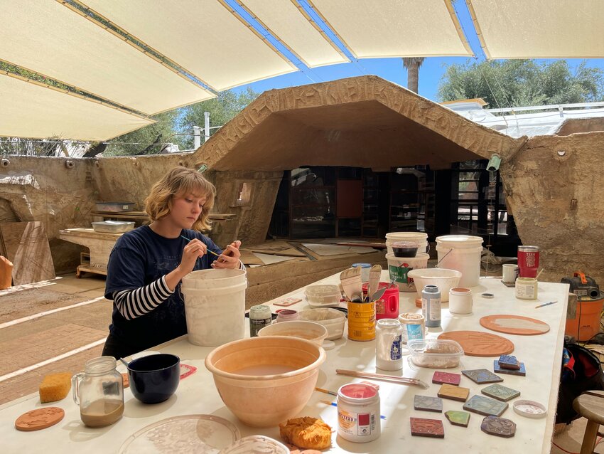 C.J. Milewski is a ceramicist at Cosanti Originals in Paradise Valley.