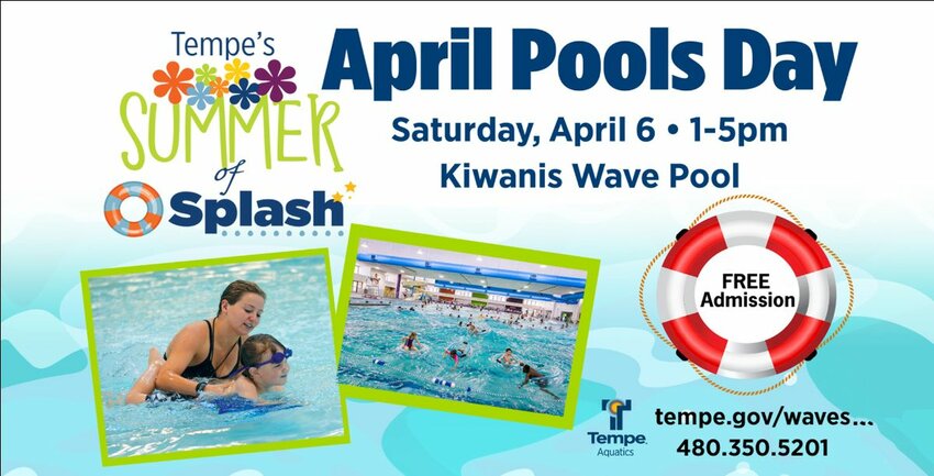 Tempe kicks off pool season with its April Pools Day event.