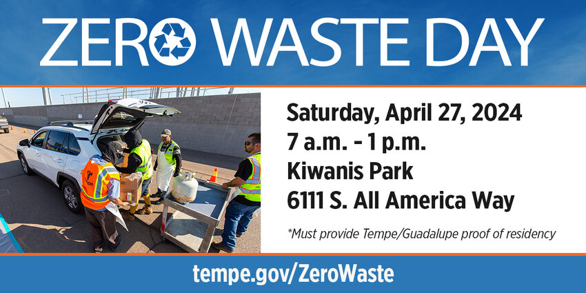 Celebrate Earth Month at Tempe's next Zero Waste Day on April 27.
