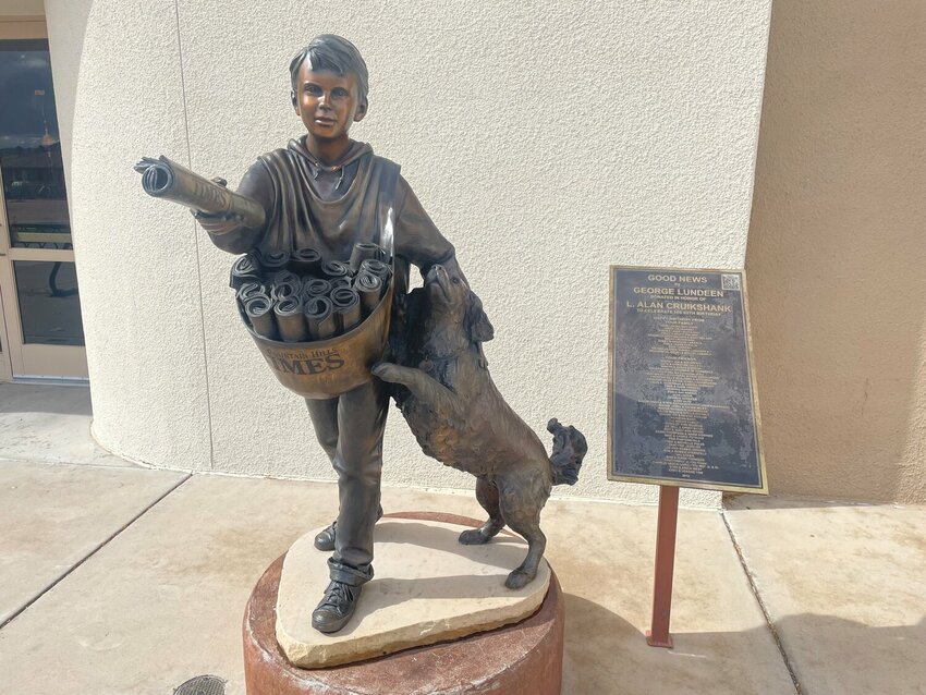 &ldquo;Good News&rdquo; by George Lundeen is one of the sculptures featured in the new &ldquo;Milestone Sculpture Tour.&rdquo;