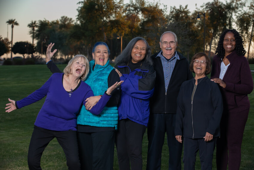 Pictured L-R are Cindy Butler, Amalia Rubio, Jan McNeil, David O'Connor, Virginia O'Connor and Lynnette Rollins. Photo courtesy of Carrie Evans Photography.