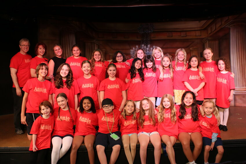 The cast of &ldquo;Annie Kids&rdquo; during Fountain Hills Theater&rsquo;s summer camp last year.
