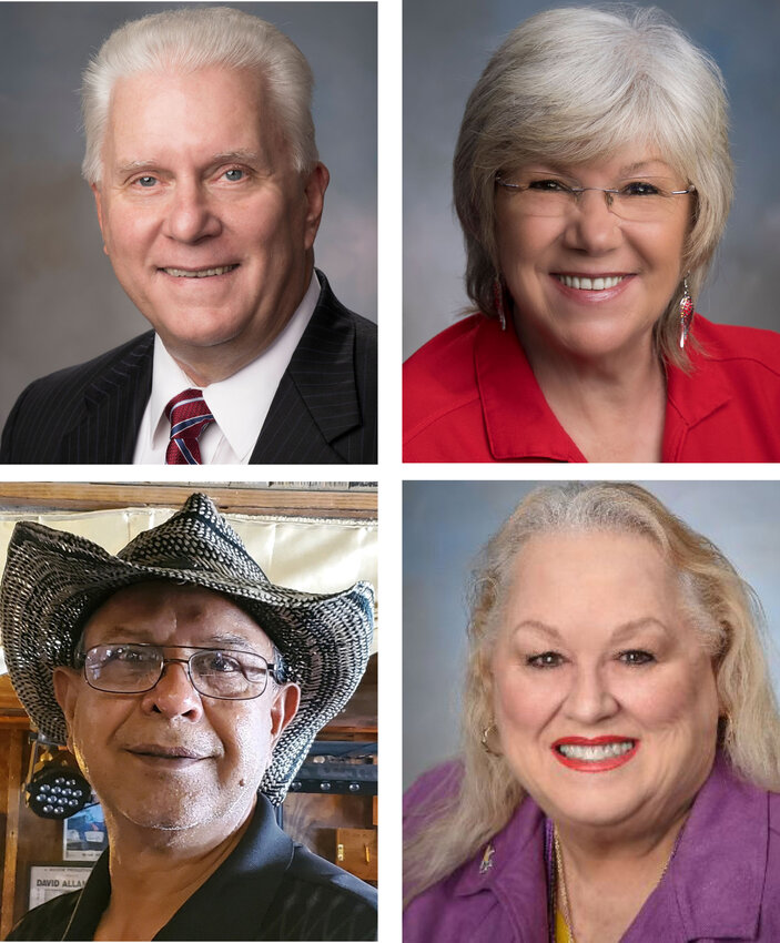 Clockwise from top left are Apache Junction residents Peter Heck, Bambi Johnson, Tess Nesser and Mo Mohiuddin.