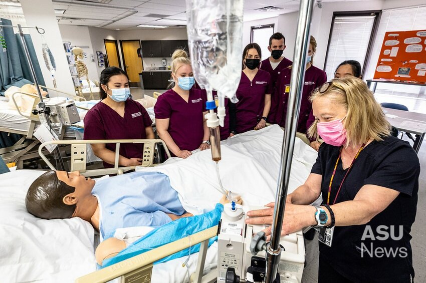 ASU's Edson College of Nursing and Health Innovation was ranked as a top nursing school by U.S. News &amp; World Report.