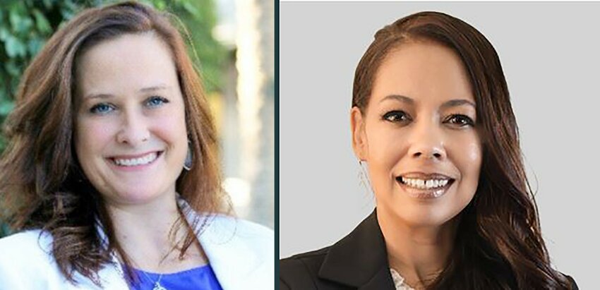 Hear stories, struggles and successes at April's Chandler Chamber of Commerce Women In Leadership Luncheon. Featured guest speakers include Kate Dei Cas, Executive Vice President at EMD Electronics, left, and Dawn Jones, Chief Diversity &amp; Inclusion Officer &amp; Vice President of Social Impact with Intel.