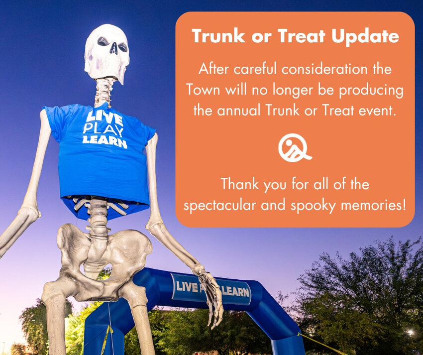 Due to growing crowds, Queen Creek will be dropping Trunk or Treat as one of its three signature events this year. Not all residents are happy about the decision.,