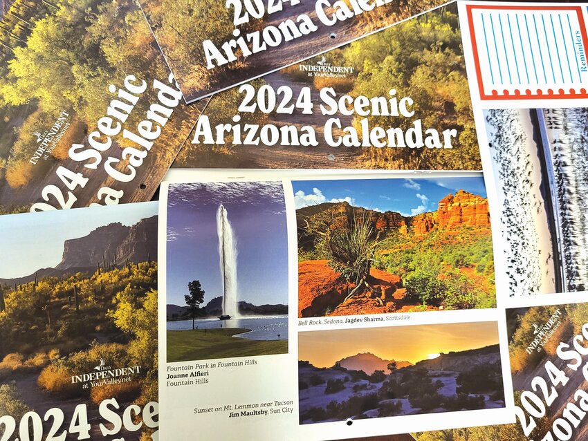 Readers can submit photographs of desert landscapes, wildlife and prominent landmarks to be used in the Scenic Arizona calendar by July 31.