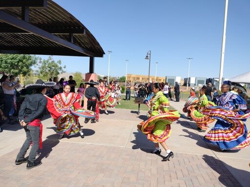 Folklorica Dance Group at The Original Town Site Founder's Day event.