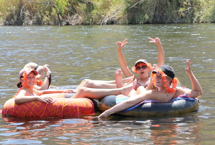 A tubing trip down the Salt River in Arizona is a fun and relaxing way to spend a summer day.