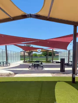 The expansion of Mansel Carter Oasis Park has brought an area the offers more seating and shade.