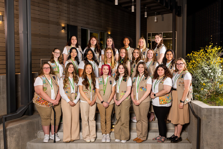 Thirty-five local Girl Scouts earned their Gold Award.