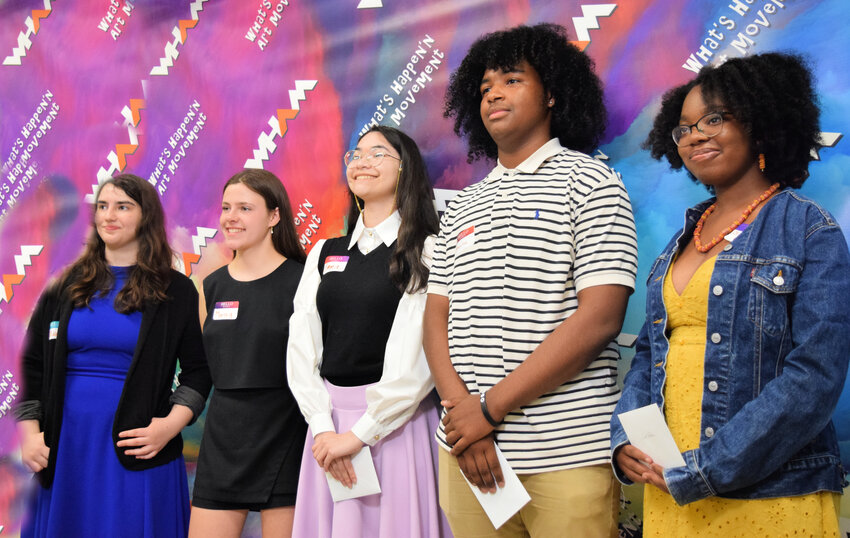 This year&rsquo;s placers in the West Valley Youth Poet Laureate contest are, from left to right, Zoe Hyman, Maisey Donick, Emma Martinez, Bran&rsquo;nu Brown and Olivia Hanson.