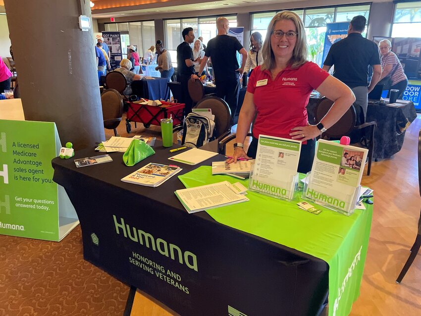 Emilie Baggett represented Humana at a recent Independent Newsmedia Senior Expo at Briarwood Country Club.