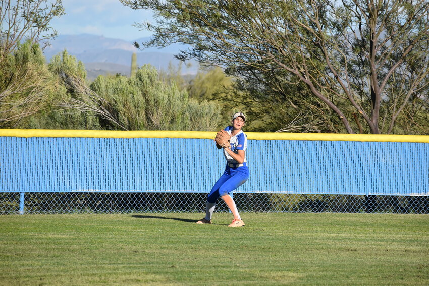 Senior Hailey Chandler finished her fourth and final year with Fountain Hills softball. (Independent Newsmedia/George Zeliff)