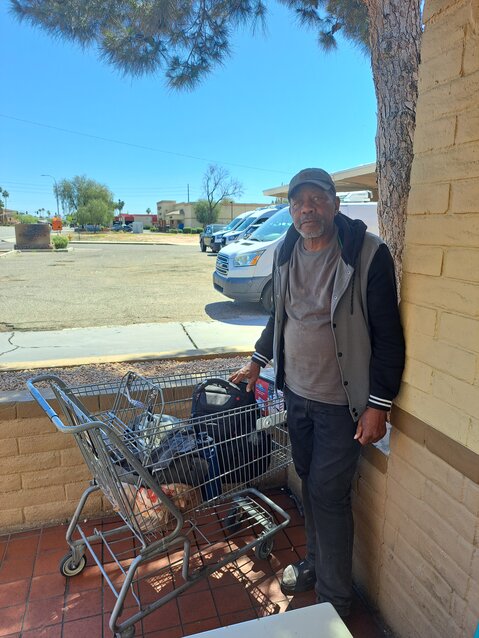Tony Johnson, 64, has been a resident of Scottsdale for 30 years but he recently found himself on the streets of Scottsdale because he couldn&rsquo;t find an affordable housing option