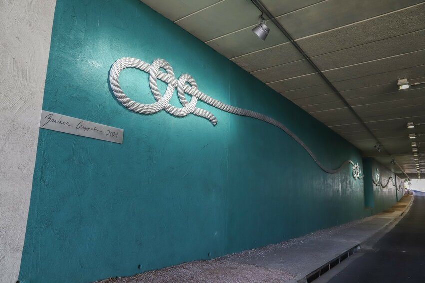 Scottsdale Arts will be holding a dedication of the new public art piece “Breakaway,” in the Drinkwater Boulevard underpass at 10 a.m., Friday, May 3.
