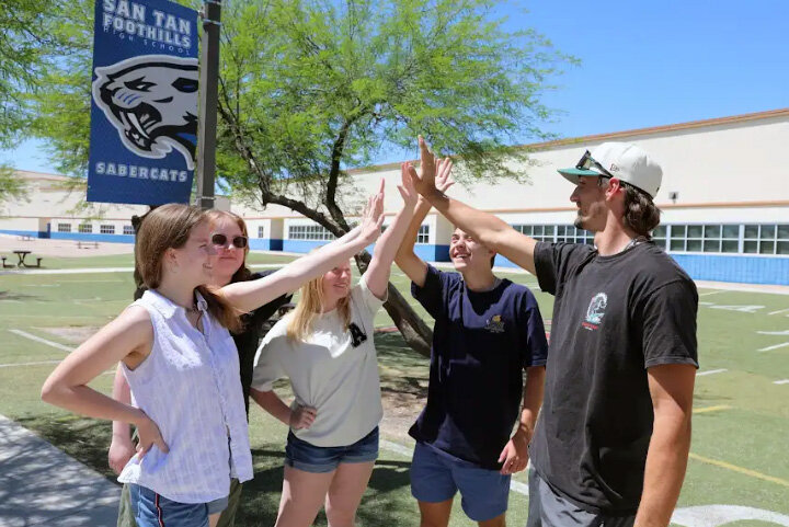 Seniors at San Tan Foothills expressed a fondness for the welcoming school environment that helped shape their high school experience.