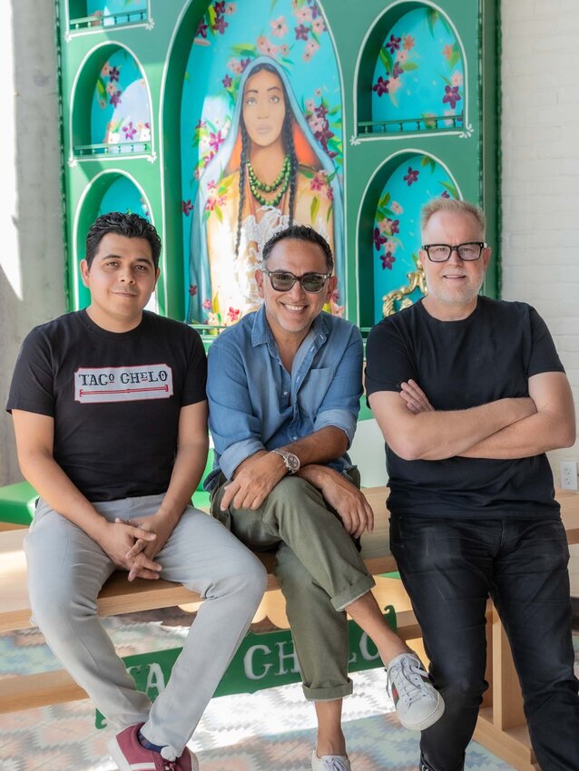 Taco Chelo is a collaboration by renowned restaurateur Aaron Chamberlin, Chef Suny Santana and designer Gennaro Garcia.