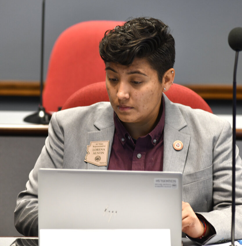 Rep. Lorena Austin, D-Mesa, said a session in a House of Representatives meeting room &quot;was educational and completely within the mission of our LGTBQ+ Caucus.''
