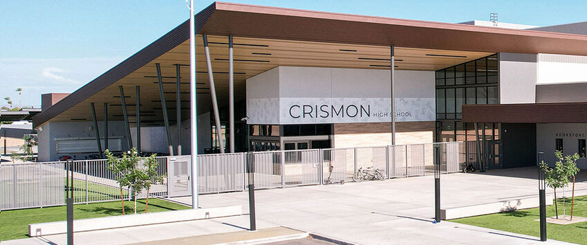 A former teacher at Crismon High School in Queen Creek was arrested by QCPD on April 26 for allegedly showing &ldquo;harmful materials to minors.&rdquo;