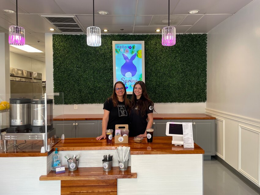Melissa and Haley Harlan are leading the expansion of Drink Me! Tea Room's express tea bar, offering a number of teas, treats and more.