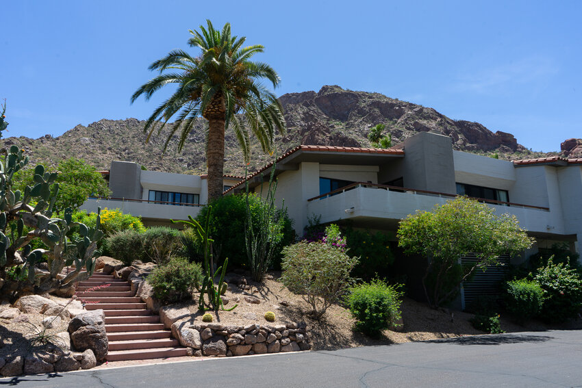Sanctuary Camelback Mountain casitas are privately spread out.