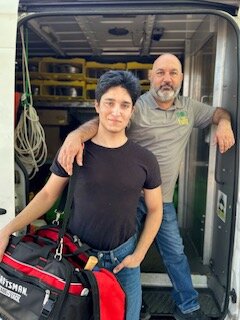 Daniel Khamis owns a residential handyman service, while his father Rany Khamis, owner and operator of Mold The Fungi Restoration.