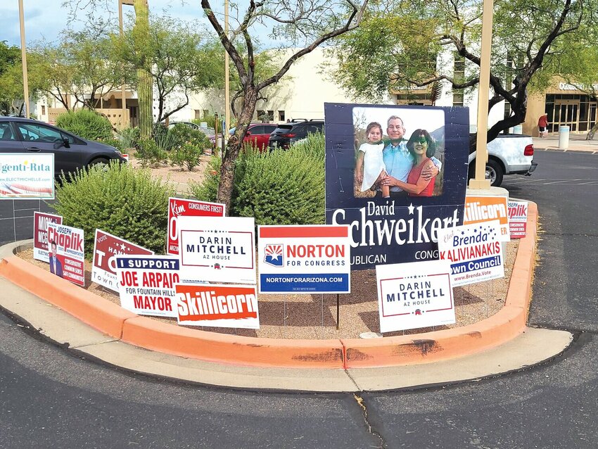 The 2024 election season is officially up and running, which will mean campaign signs popping up around town.