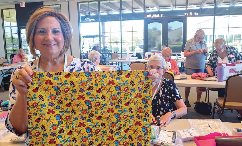 JoAnn Shaw and the Phoenix chapter of Ryan's Case for Smiles, located in Corte Bella, has sewn and delivered 87,000 pillowcases since October 2014.