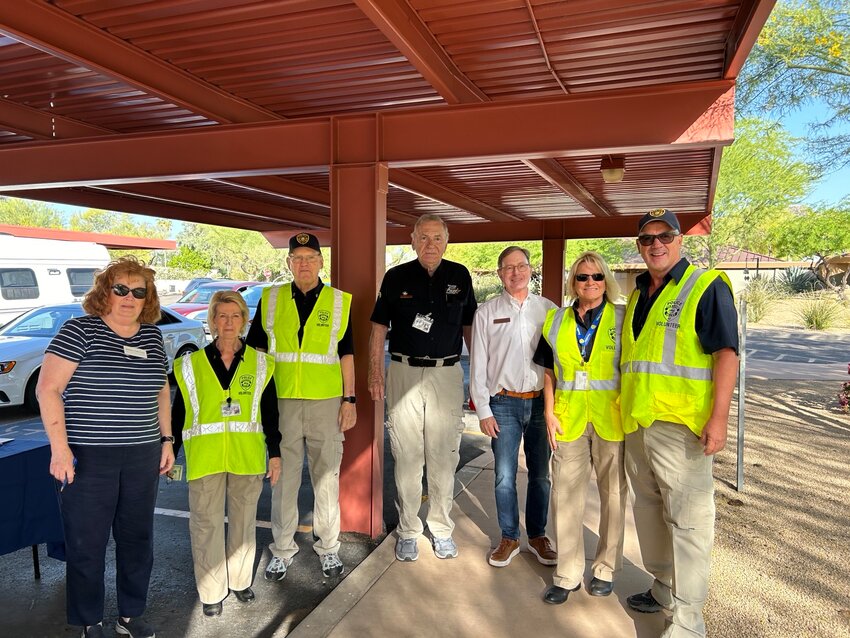 Paradise Valley Police Department volunteers supported the Safely Shred and Electronics Recycling, April 27.