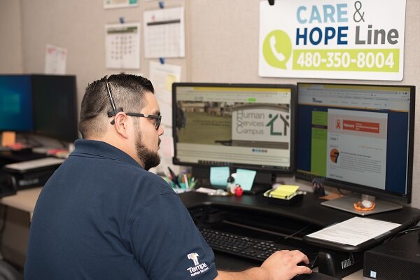 Tempe's CARE &amp; HOPE Line connects residents in crisis to necessary services 24/7.