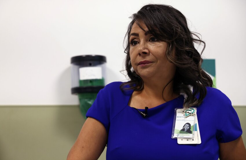 Martha Martinez is the manager of language services at Valleywise Health. &ldquo;I want every human being to have information and health care in their language,&rdquo; she said. (Photo by Kevinjonah Paguio/Cronkite News)