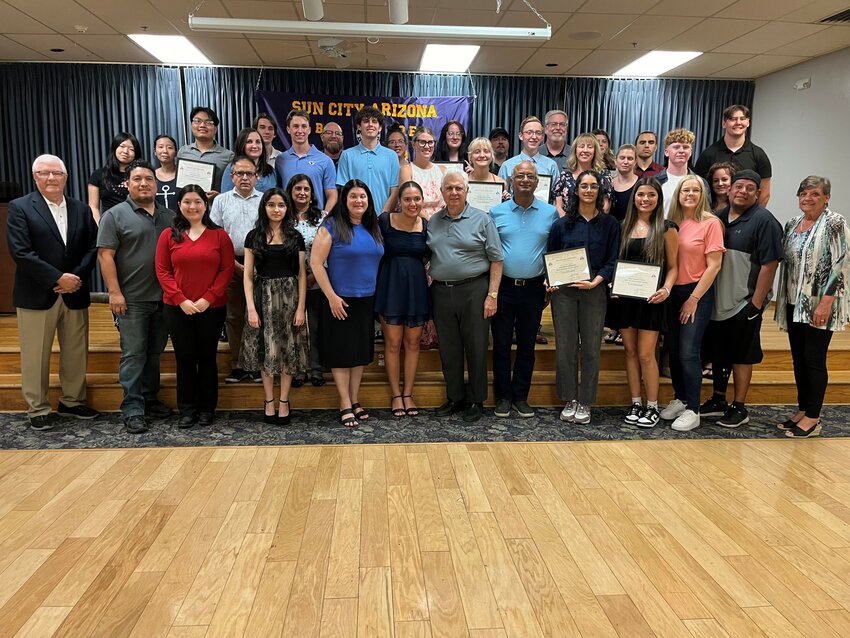 More than 50 northwest Valley students were recognized by Sun City Elks for their accomplishments over the last year. Pictured are the 2023-24 Elk's scholarship winners.