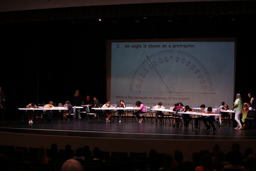 The math bee on May 7 brought together young mathematicians in a friendly yet competitive environment at the Apache Junction High School Performing Arts Center.