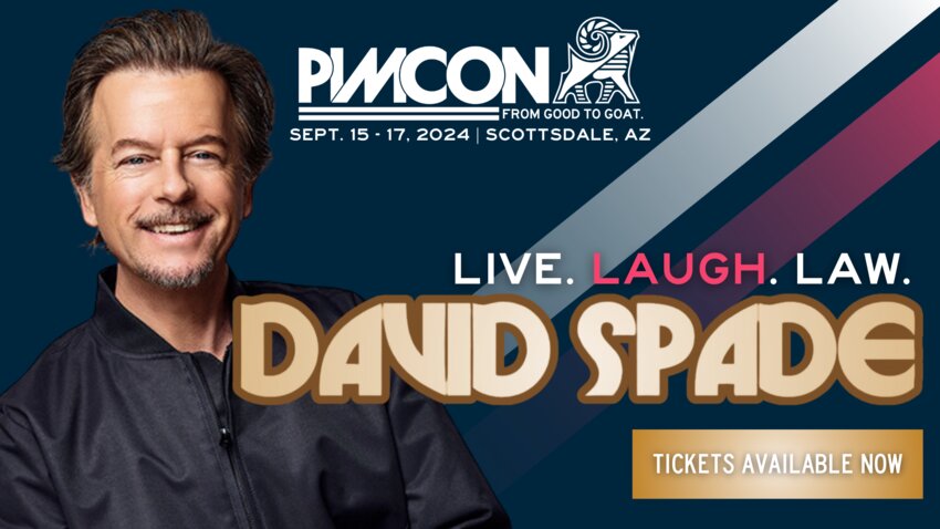 Comedian David Spade will headline the entertainment for the Personal Injury Mastermind Conference September 15-17.